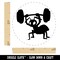 Strong Ant Lifting Barbell Self-Inking Rubber Stamp for Stamping Crafting Planners